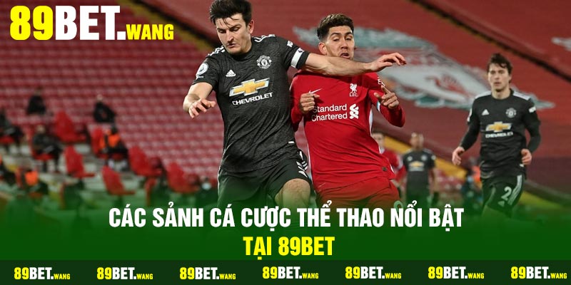 Các Sảnh Cá Cược Thể Thao Nổi Bật Tại 89Bet